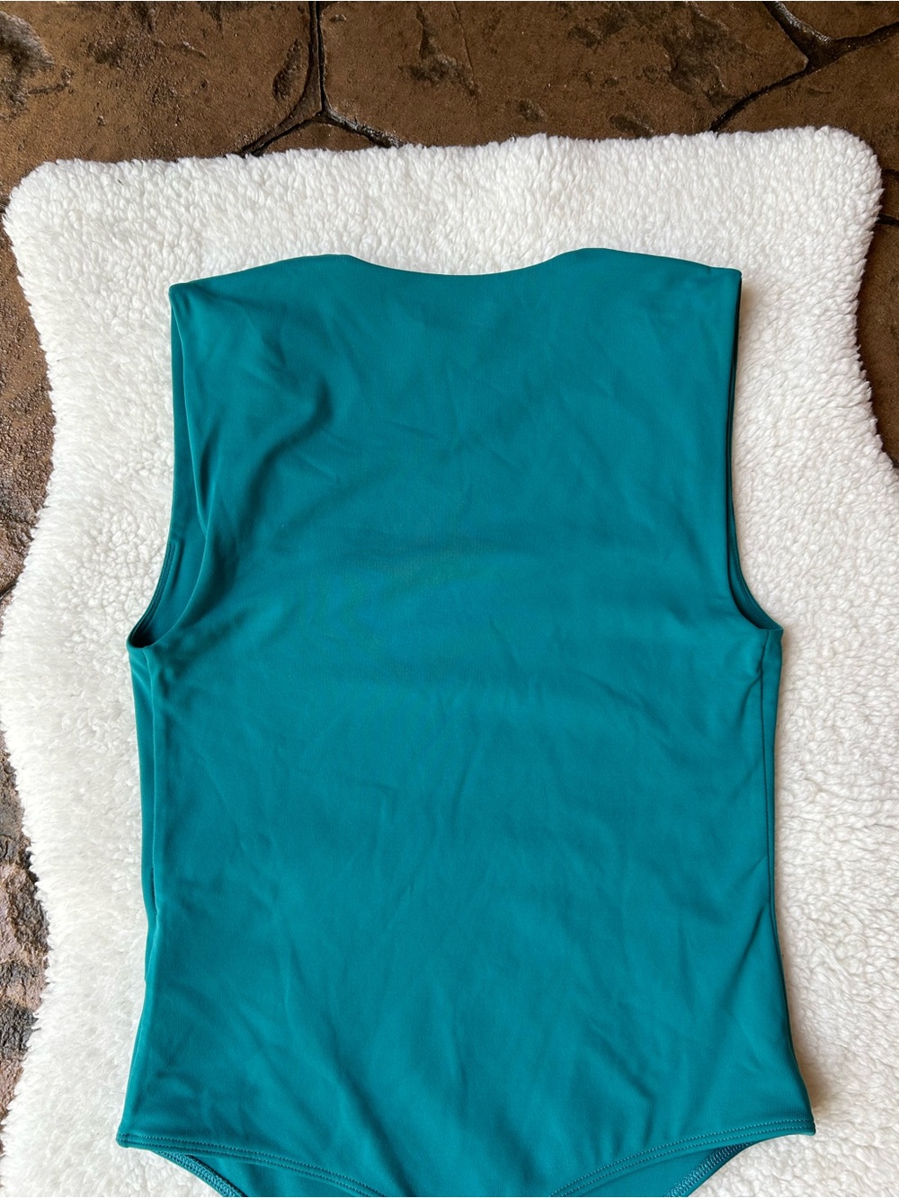 Aritzia Contour Teal Sleeveless Bodysuit - Picture 5 of 5